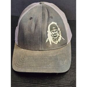 Richardson 115 Trucker Hat MD/LG‎ Gray Yeti Graphic Adjustable